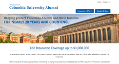 Desktop Screenshot of insurecolumbiaalumni.com