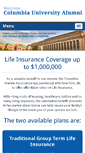 Mobile Screenshot of insurecolumbiaalumni.com